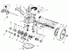 Toro 26624C - Lawnmower, 1989 (9000001-9999999) Ersatzteile GEAR CASE ASSEMBLY