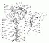 Toro 26624 - Lawnmower, 1990 (0001102-0999999) Ersatzteile BLADE BRAKE CLUTCH ASSEMBLY
