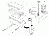 Toro 26625BG - Lawnmower, 1991 (1000001-1999999) Ersatzteile AIR CLEANER & FUEL TANK ASSEMBLY (ENGINE NO. VML0-5)