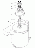 Toro 26625BG - Lawnmower, 1991 (1000001-1999999) Ersatzteile STARTER MOTOR ASSEMBLY