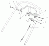 Toro 26625BG - Lawnmower, 1991 (1000001-1999999) Ersatzteile TRACTION CONTROL ASSEMBLY