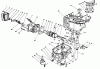 Toro 26625BG - Lawnmower, 1992 (2000001-2999999) Ersatzteile CRANKCASE ASSEMBLY (ENGINE NO. VMM1-5)