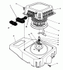 Toro 26625BG - Lawnmower, 1992 (2000001-2999999) Ersatzteile RECOIL ASSEMBLY (ENGINE NO. VMM1-5)