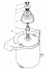Toro 26625BG - Lawnmower, 1992 (2000001-2999999) Ersatzteile STARTER MOTOR ASSEMBLY