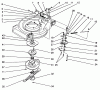 Toro 26626 - Lawnmower, 1991 (1000001-1999999) Ersatzteile BLADE BRAKE CLUTCH ASSEMBLY