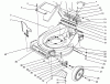 Toro 26626 - Lawnmower, 1991 (1000001-1999999) Ersatzteile HOUSING ASSEMBLY