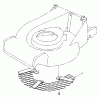 Toro 26626 - Lawnmower, 1991 (1000001-1999999) Ersatzteile LEAF SHREDDER MODEL NO. 59180
