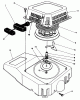 Toro 26626 - Lawnmower, 1991 (1000001-1999999) Ersatzteile RECOIL ASSEMBLY (ENGINE MODEL NO. VML0-3)