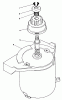 Toro 26626 - Lawnmower, 1991 (1000001-1999999) Ersatzteile STARTER MOTOR ASSEMBLY