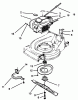 Toro 26630BC - Lawnmower, 1995 (5900001-5999999) Ersatzteile ENGINE ASSEMBLY