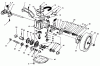 Toro 26630BC - Lawnmower, 1995 (5900001-5999999) Ersatzteile GEAR CASE ASSEMBLY