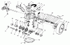 Toro 26631B - Lawnmower, 1994 (4900001-4999999) Ersatzteile GEAR CASE ASSEMBLY