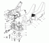 Toro 51570 - Yard Blower Vac, 1981 (1000001-1999999) Ersatzteile MOTOR AND GEAR HOUSING ASSEMBLY