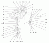 Toro 26633B - Lawnmower, 1996 (6900001-6999999) Ersatzteile BLADE AND BRAKE ASSEMBLY