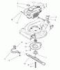 Toro 26636 - Lawnmower, 1997 (7900001-7999999) Ersatzteile ENGINE ASSEMBLY