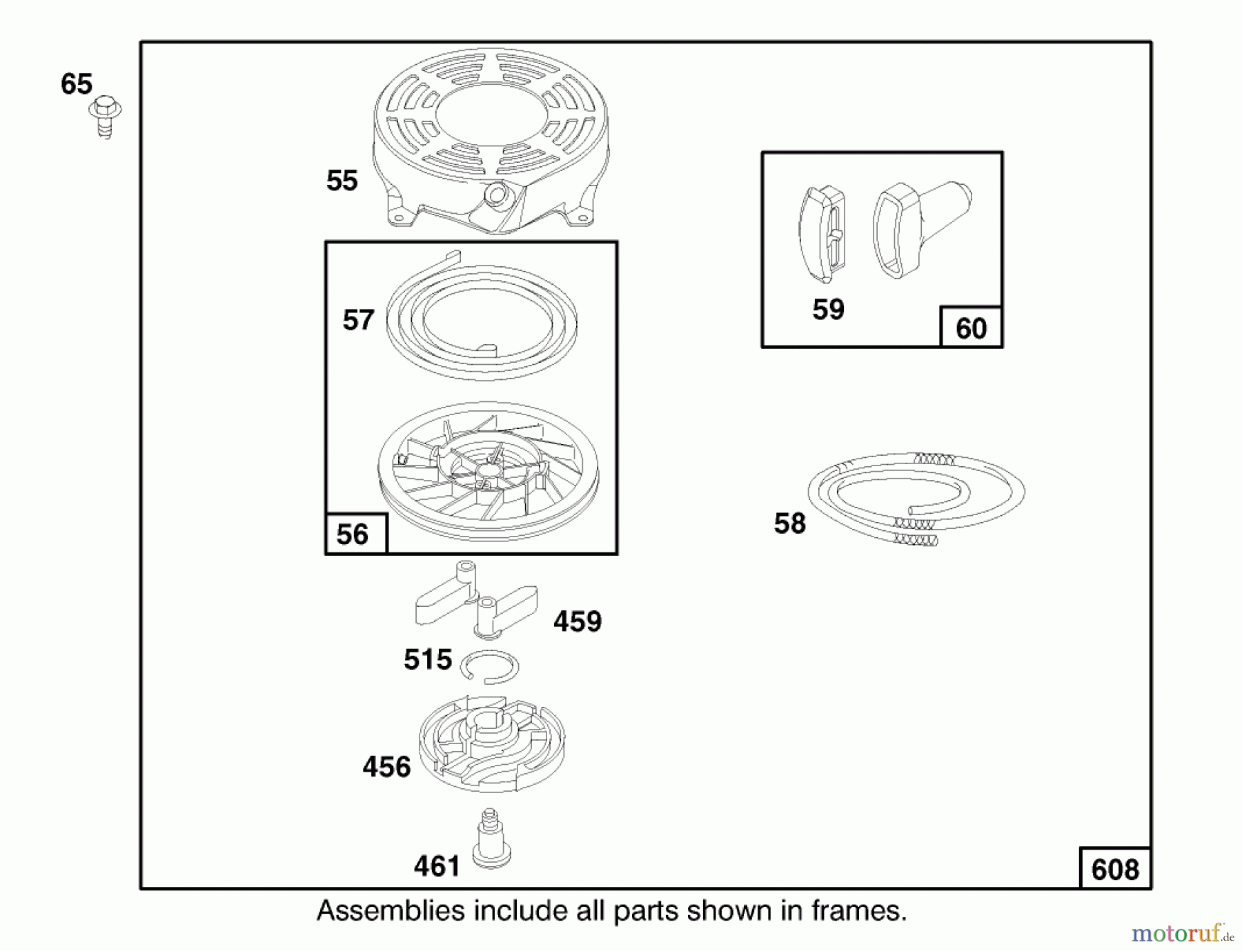 Toro Neu Mowers, Walk-Behind Seite 2 26636 - Toro Lawnmower, 1997 (7900001-7999999) ENGINE GTS-150 #5