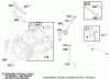 Toro 26637 - Lawnmower, 1999 (9900001-9999999) Ersatzteile ENGINE GTS-200 #1