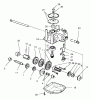 Toro 26638 - Lawnmower, 1998 (8900001-8999999) Ersatzteile GEAR CASE ASSEMBLY