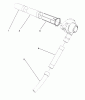 Toro 51571 - Yard Blower Vac, 1991 (1000001-1999999) Ersatzteile TUBE ASSEMBLY