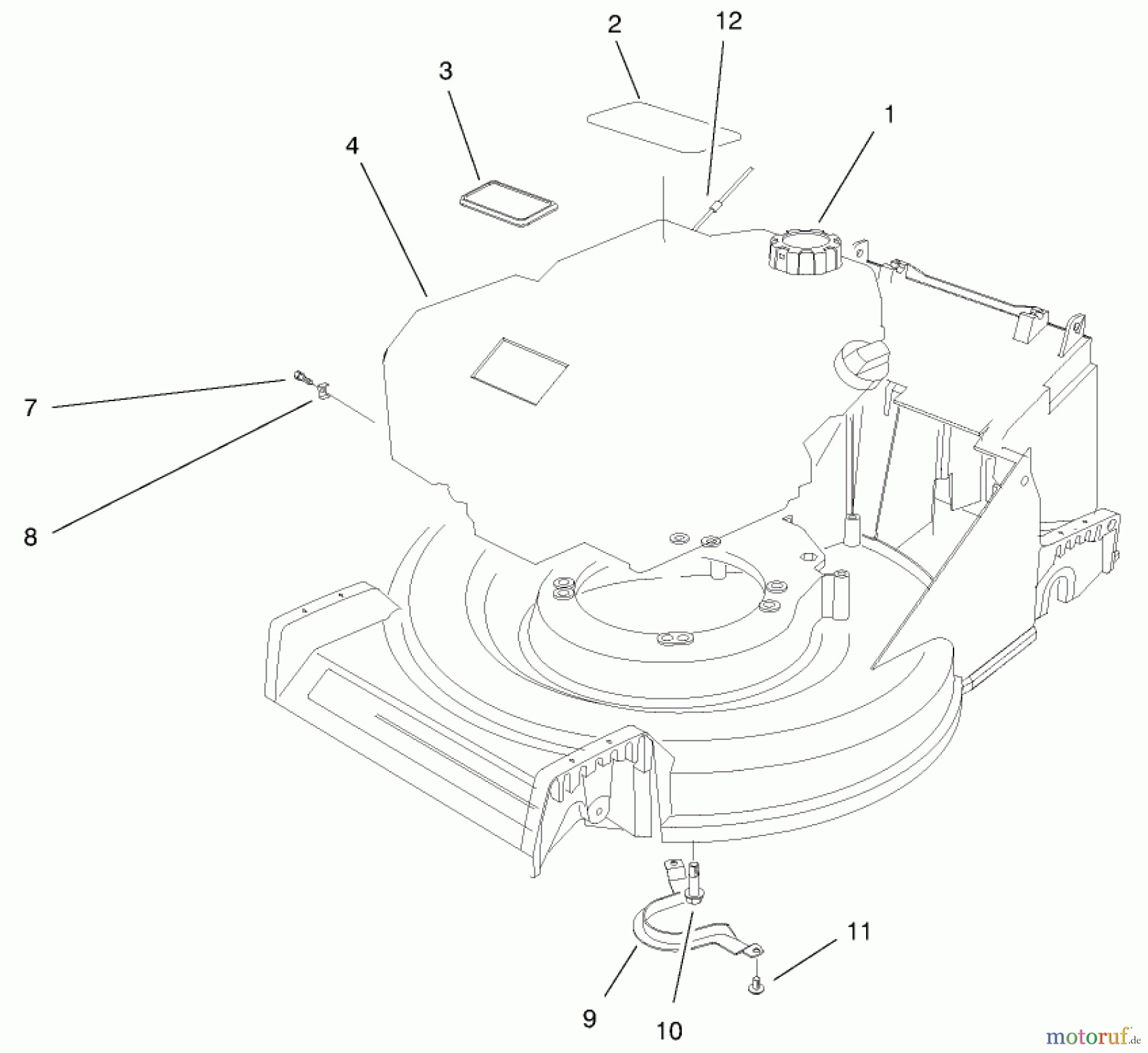  Toro Neu Mowers, Walk-Behind Seite 2 26638 - Toro Lawnmower, 1999 (9900001-9999999) ENGINE ASSEMBLY