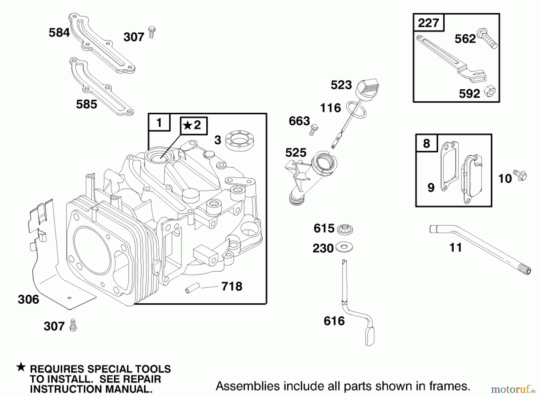 Toro Neu Mowers, Walk-Behind Seite 2 26638 - Toro Lawnmower, 1999 (9900001-9999999) ENGINE GTS-200 #1