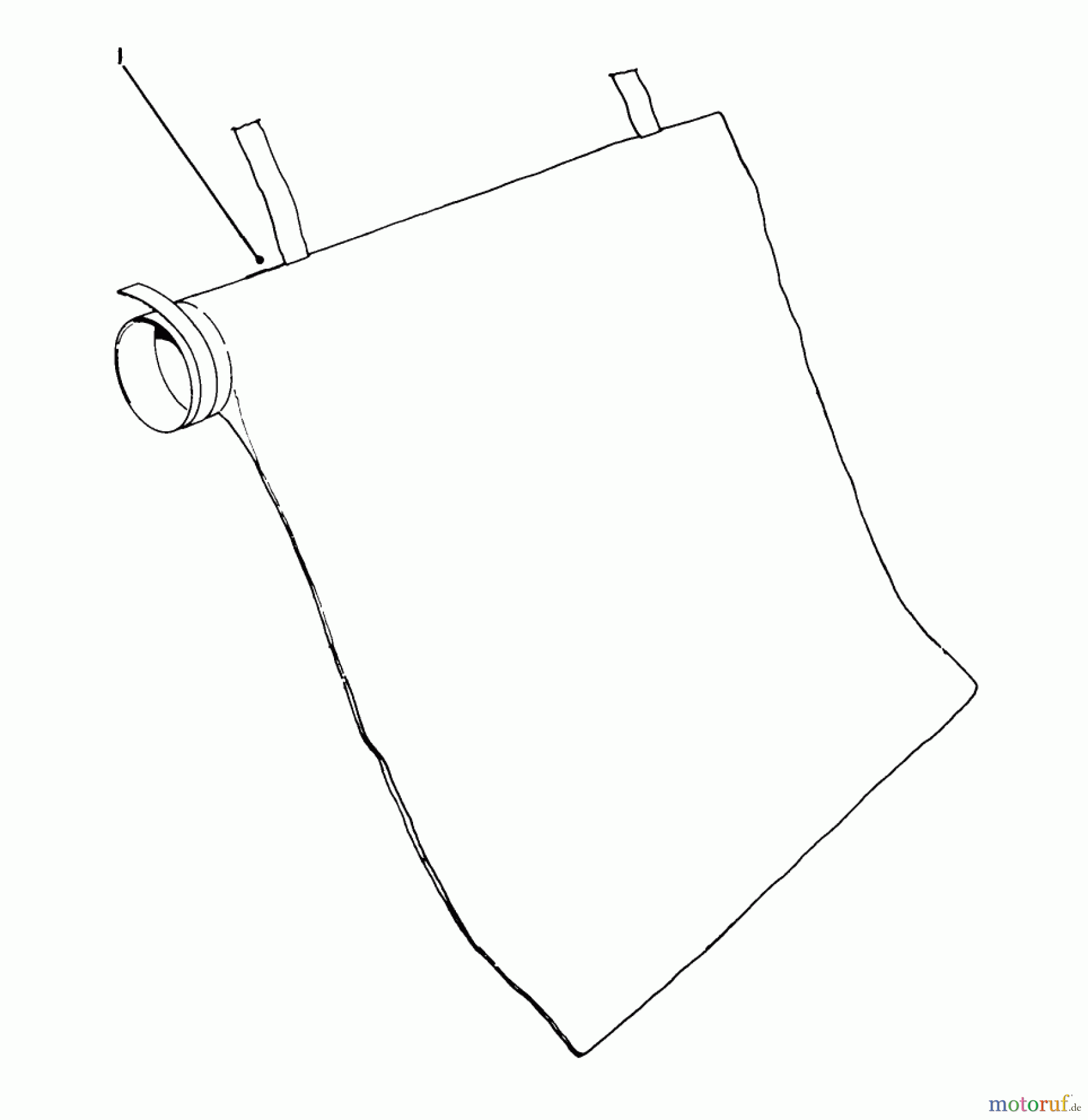 Toro Neu Blowers/Vacuums/Chippers/Shredders 51571 - Toro Yard Blower Vac, 1993 (39000001-39014999) BAG ASSEMBLY