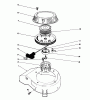 Toro 26640B - Lawnmower, 1994 (4900001-4999999) Ersatzteile RECOIL ASSEMBLY (MODEL NO. 47PP3-6)