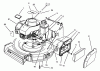 Toro 26640BC - Lawnmower, 1995 (5900001-5999999) Ersatzteile ENGINE ASSEMBLY