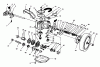 Toro 26640BC - Lawnmower, 1995 (5900001-5999999) Ersatzteile GEAR CASE ASSEMBLY