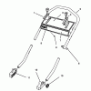 Toro 26640BC - Lawnmower, 1995 (5900001-5999999) Ersatzteile HANDLE ASSEMBLY