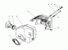 Toro 26640BC - Lawnmower, 1995 (5900001-5999999) Ersatzteile MUFFLER ASSEMBLY (MODEL NO. 47PR4-6)