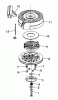 Toro 26642 - Lawnmower, 1989 (9000001-9999999) Ersatzteile REWIND TECUMSEH STARTER NO. 590635