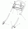 Toro 26643 - Lawnmower, 1997 (7900001-7999999) Ersatzteile HANDLE ASSEMBLY
