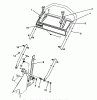 Toro 26651 - Lawnmower, 1989 (9000001-9999999) Ersatzteile HANDLE ASSEMBLY