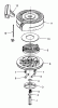 Toro 26651 - Lawnmower, 1989 (9000001-9999999) Ersatzteile REWIND STARTER TECUMSEH NO. 590621