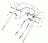 Toro 26651 - Lawnmower, 1989 (9000001-9999999) Ersatzteile TRACTION CONTROL ASSEMBLY