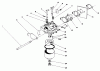 Toro 26683 - Lawnmower, 1990 (0000001-0999999) Ersatzteile CARBURETOR ASSEMBLY (ENGINE NO. 47PK9-2)