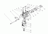 Toro 26683 - Rear Bagger Mower, 1992 (2000001-2999999) Ersatzteile CARBURETOR ASSEMBLY (ENGINE NO. 47PL0-2)