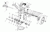 Toro 26683 - Rear Bagger Mower, 1992 (2000001-2999999) Ersatzteile GEAR CASE ASSEMBLY