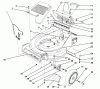 Toro 26683 - Rear Bagger Mower, 1992 (2000001-2999999) Ersatzteile HOUSING ASSEMBLY