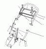 Toro 27500 - Lawnmower, 1992 (2000001-2999999) Ersatzteile HANDLE ASSEMBLY