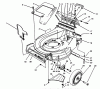 Toro 27500 - Lawnmower, 1992 (2000001-2999999) Ersatzteile HOUSING ASSEMBLY