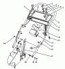Toro 27501 - Lawnmower, 1992 (2000001-2999999) Ersatzteile HANDLE ASSEMBLY