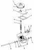 Toro 23200 - Heavy-Duty Whirlwind, 1966 (6000001-6999999) Ersatzteile 25" AND 34" GEAR BOX