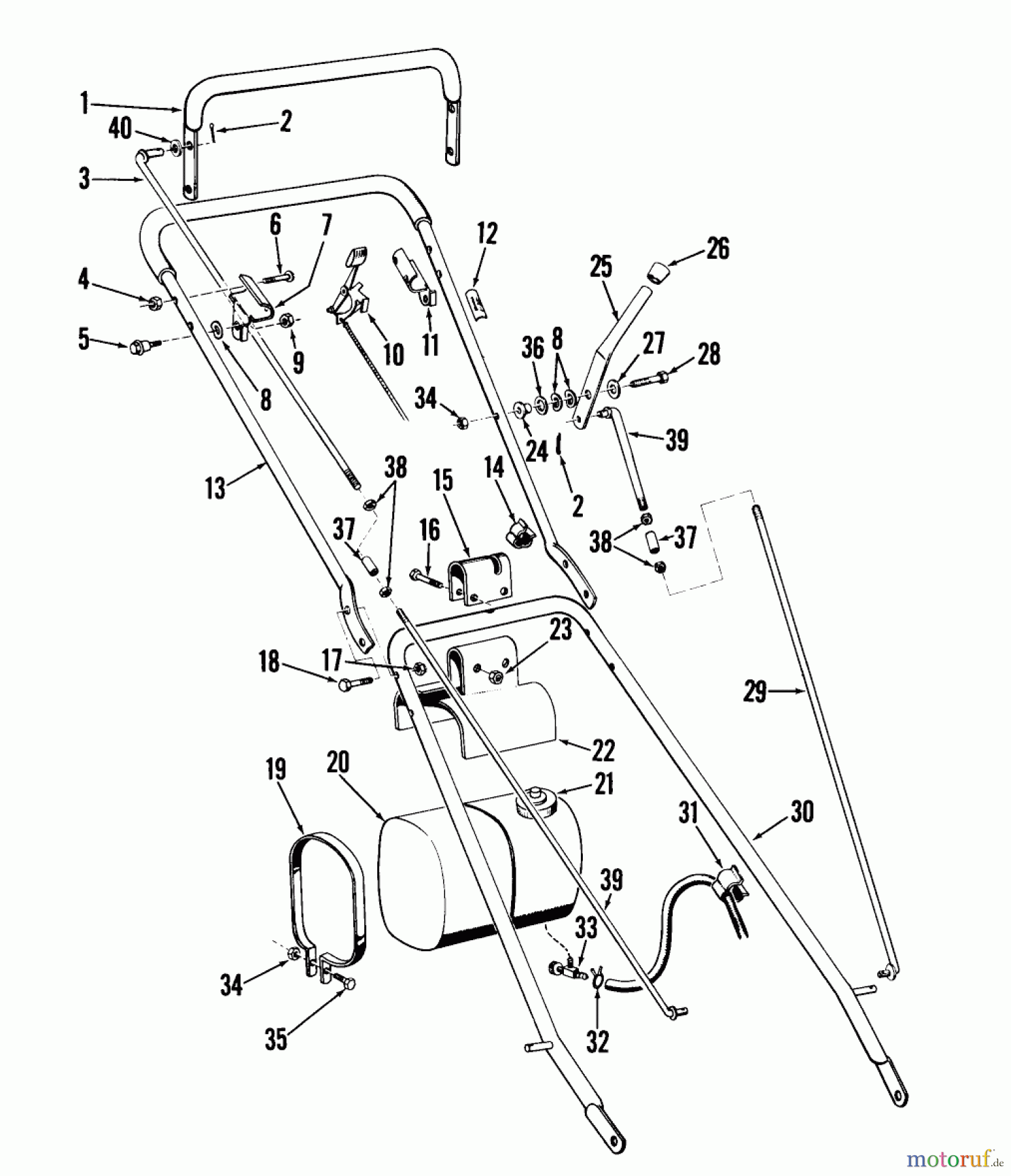 Toro Neu Mowers, Wide-Area Walk-Behind 23301 - Toro Lawnmower, 1967 (7000001-7999999) 25