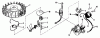 Toro 23301 - Lawnmower, 1967 (7000001-7999999) Ersatzteile MAGNETO MODEL NO. 610689A