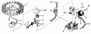 Toro 23301 - Lawnmower, 1968 (8000001-8999999) Ersatzteile MAGNETO MODEL NO. 610689A