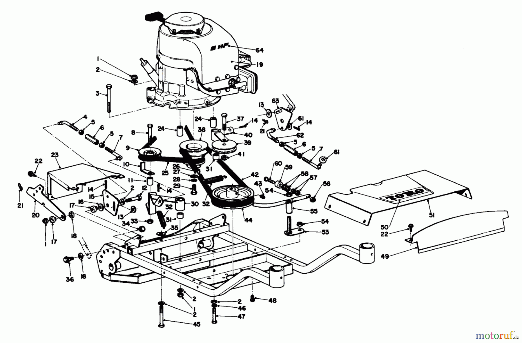 Toro Neu Mowers, Wide-Area Walk-Behind 23201 - Toro 25