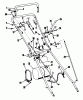 Toro 23205 - 25" Whirlwind Hevi-Duty Lawnmower, 1975 (5000001-5999999) Ersatzteile HANDLE ASSEMBLY