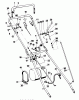 Toro 23205 - 25" Whirlwind Hevi-Duty Lawnmower, 1976 (6000001-6999999) Ersatzteile HANDLE ASSEMBLY